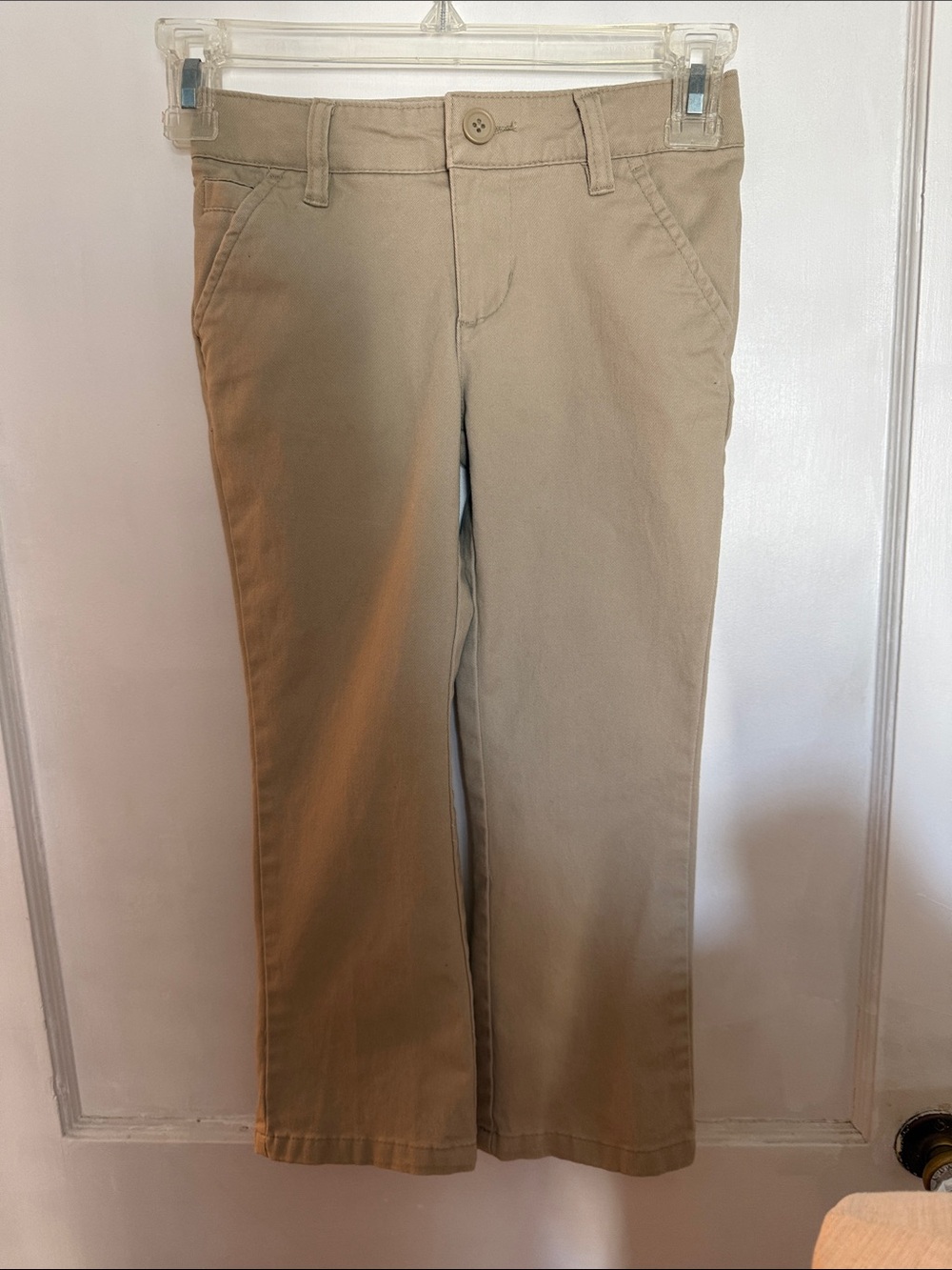 Cat & Jack Khaki Girls' Straight-Leg Pants